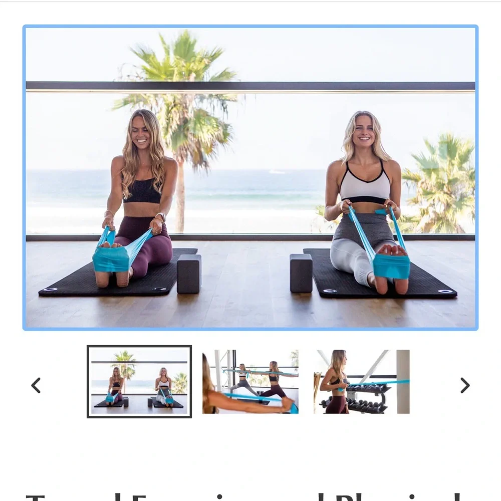 Set of 3 -Exercise bands for travel - Keep one and gift two! 🦋 - Picture 1 of 5